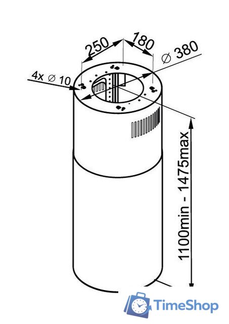 Кухонная вытяжка MAUNFELD Lee Push 39 (нержавеющая сталь) - Изображение №14 — Интернет-магазин Time-Shop