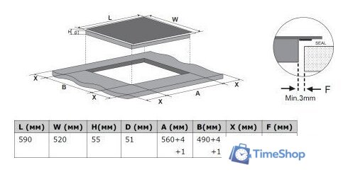 Варочная панель Weissgauff HV 642 BM - Изображение №4 — Интернет-магазин Time-Shop