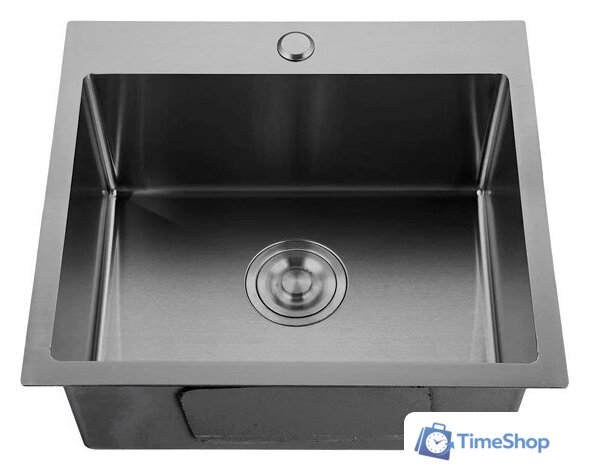 Кухонная мойка GranFest Metal нержавеющая сталь AISI 304 PVD GF-5050 Графит (с сифоном) - Изображение №1 — Интернет-магазин Time-Shop