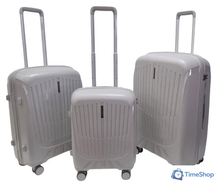 Чемодан-спиннер Mironpan 23107 (L, светло-серый) - Изображение №5 — Интернет-магазин Time-Shop