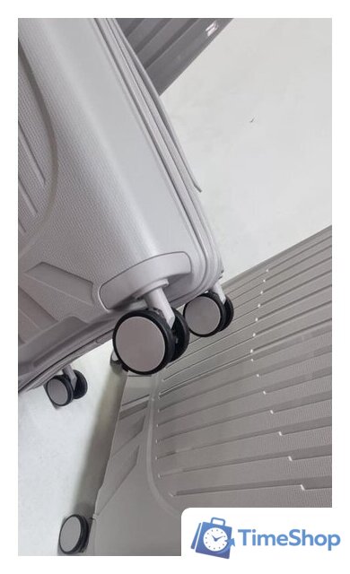 Чемодан-спиннер Mironpan 23107 (L, светло-серый) - Изображение №2 — Интернет-магазин Time-Shop