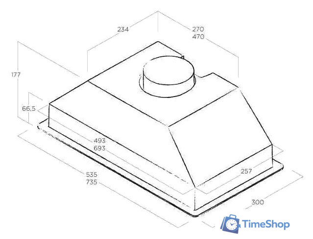 Кухонная вытяжка Elica Era GR/A/52 - Изображение №3 — Интернет-магазин Time-Shop