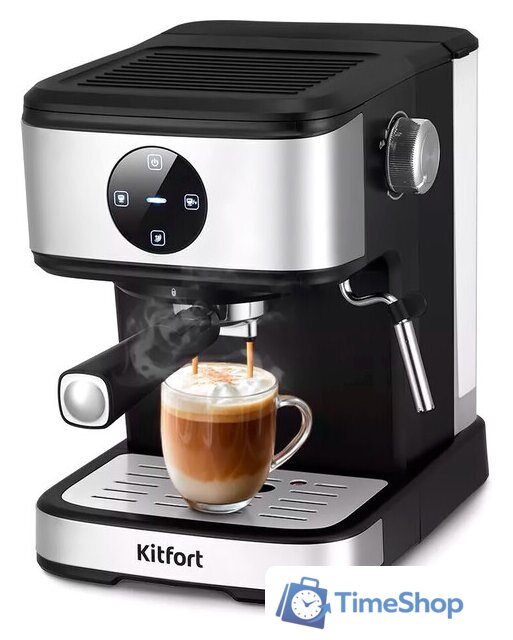 Рожковая кофеварка Kitfort KT-7224 - Изображение №1 — Интернет-магазин Time-Shop