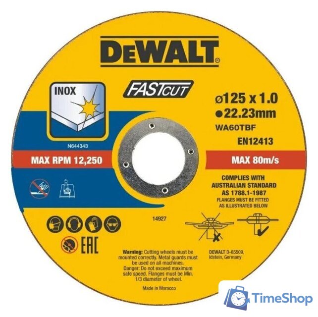 Набор отрезных дисков DeWalt DT20540 - Изображение №2 — Интернет-магазин Time-Shop