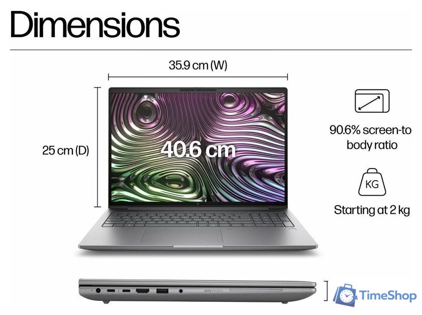 Рабочая станция HP ZBook X G1i C1JT6PT - Изображение №9 — Интернет-магазин Time-Shop