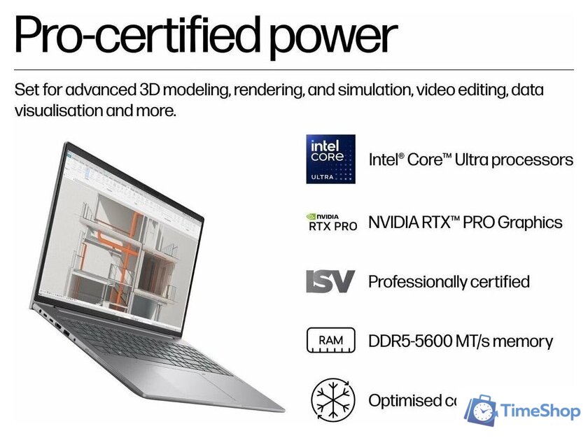 Рабочая станция HP ZBook X G1i C1JT6PT - Изображение №10 — Интернет-магазин Time-Shop