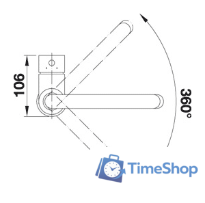 Смеситель Blanco Mida Silgranit (хром) - Изображение №3 — Интернет-магазин Time-Shop