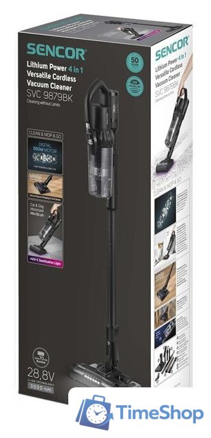 Пылесос Sencor SVC 9879BK - Изображение №29 — Интернет-магазин Time-Shop