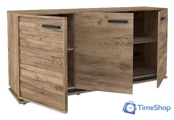 Тумба Глазов Nature 5 МЦН (дуб табачный craft/черный) - Изображение №7 — Интернет-магазин Time-Shop