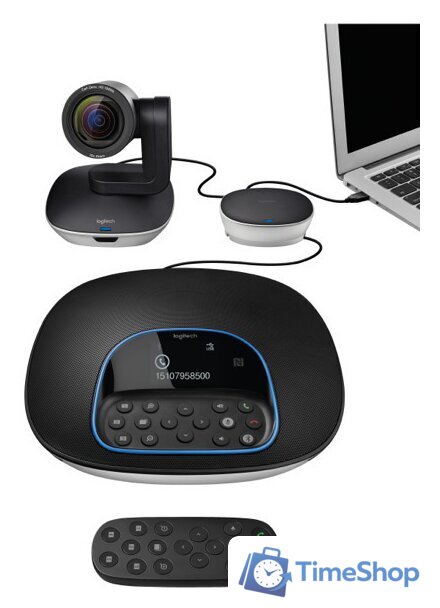 Веб-камера для видеоконференций Logitech Group ConferenceCam [960-001057] - Изображение №2 — Интернет-магазин Time-Shop