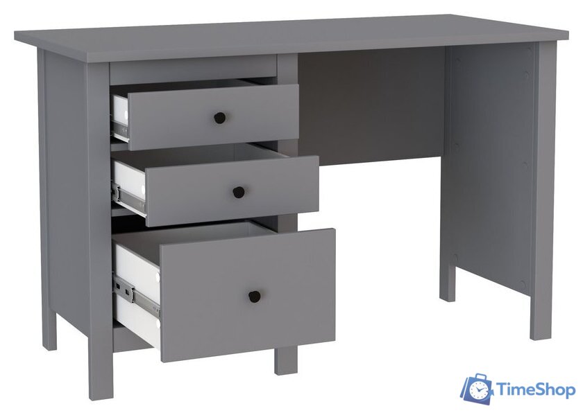 Офисный стол Mio Tesoro Сага 120x56 2.08.06.160.4 (серый) - Изображение №2 — Интернет-магазин Time-Shop