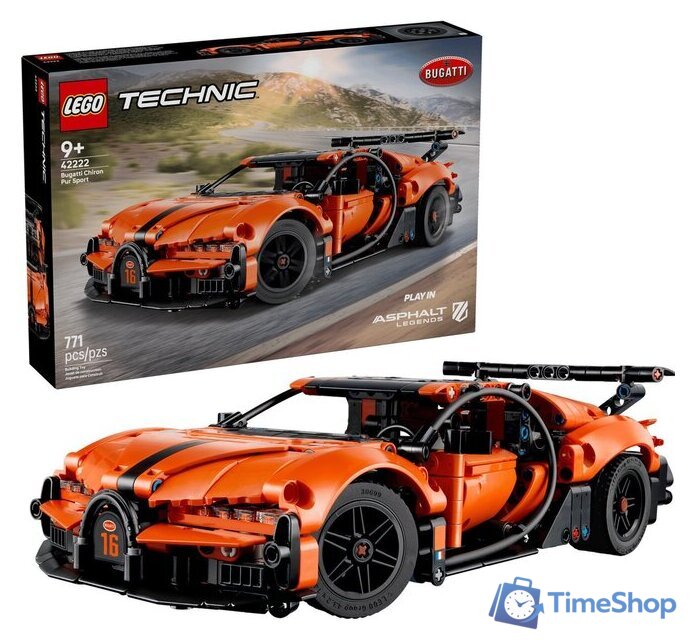 Конструктор LEGO Technic 42222 Bugatti Chiron Pur Sport Hypercar - Изображение №1 — Интернет-магазин Time-Shop