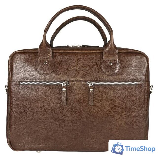 Мужская сумка Carlo Gattini Fratello 1014-94 (темно-терракотовый) - Изображение №2 — Интернет-магазин Time-Shop