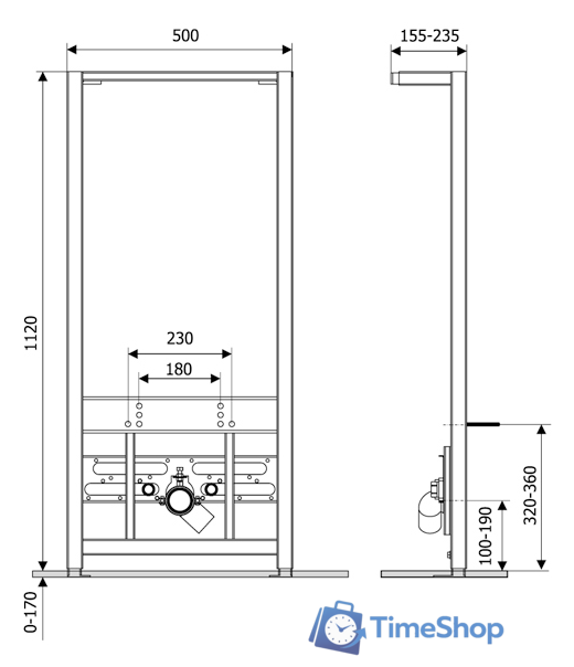 Инсталляция для биде Lavinia Boho Relfix 38030010 - Изображение №2 — Интернет-магазин Time-Shop