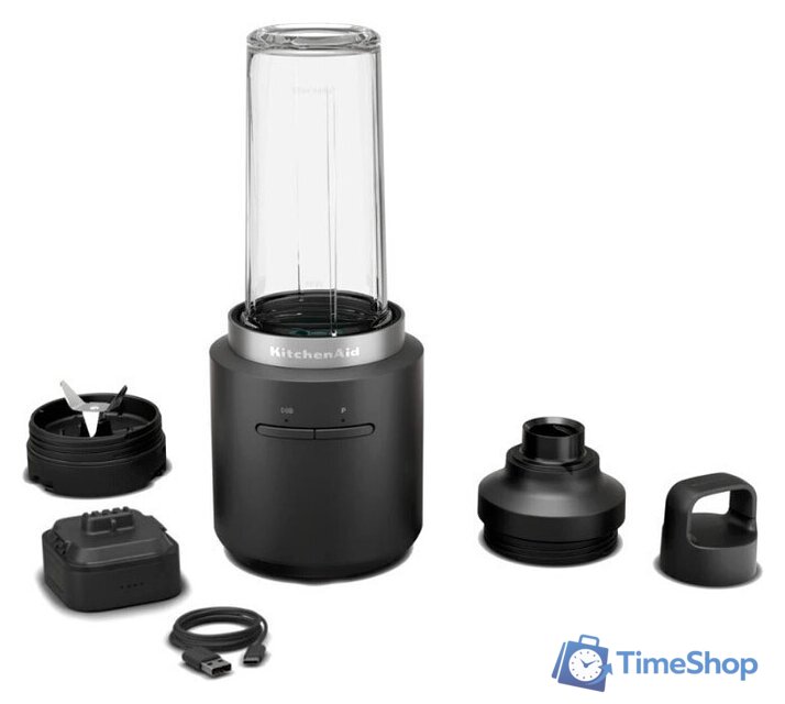 Портативный блендер KitchenAid Go 5KSBR256BM (с АКБ) - Изображение №1 — Интернет-магазин Time-Shop