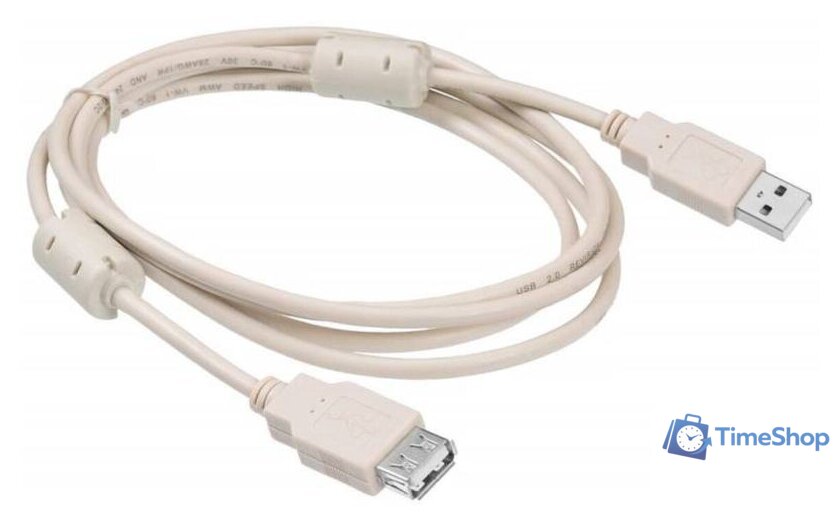 Удлинитель Buro USB2.0-AM-AF-1.8M-MG - Изображение №1 — Интернет-магазин Time-Shop