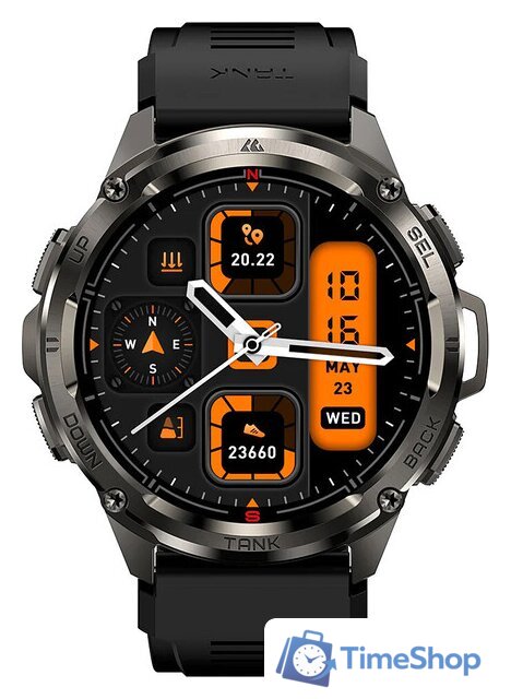 Умные часы Kospet Tank T3 Ultra (черный) - Изображение №1 — Интернет-магазин Time-Shop