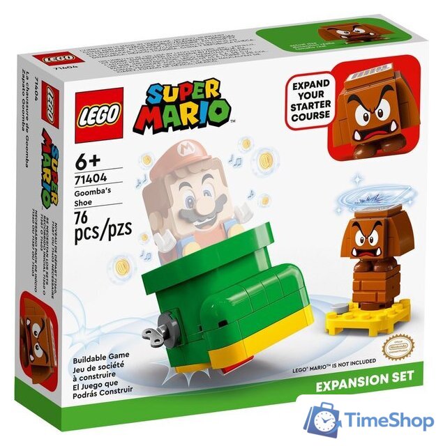 Конструктор LEGO Super Mario 71404 Дополнительный набор Ботинок Гумбы - Изображение №1 — Интернет-магазин Time-Shop