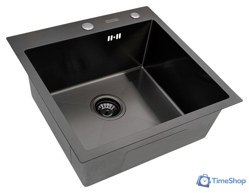 Кухонная мойка ARFEKA Eco AR 500*500 Black PVD Nano - Изображение №1 — Интернет-магазин Time-Shop