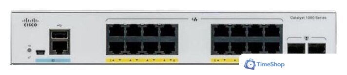 Управляемый коммутатор 2-го уровня Cisco Catalyst C1000-16P-2G-L - Изображение №1 — Интернет-магазин Time-Shop