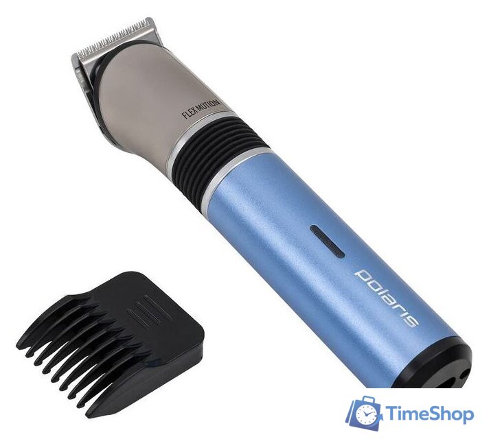 Триммер для бороды и усов Polaris PHC 0401RB Flex Motion - Изображение №4 — Интернет-магазин Time-Shop
