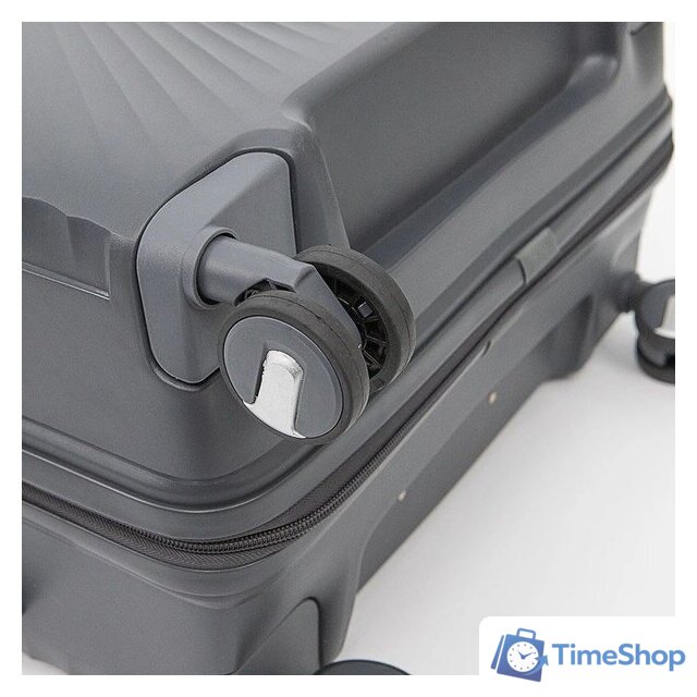 Чемодан-спиннер Francesco Molinary 344-168/2-24DGR (серый) - Изображение №10 — Интернет-магазин Time-Shop