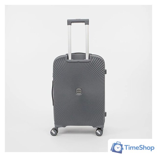Чемодан-спиннер Francesco Molinary 344-168/2-24DGR (серый) - Изображение №3 — Интернет-магазин Time-Shop