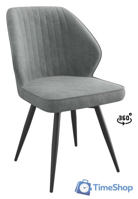 Стул Мамадома Michael-R1 360 (k10 Антрацит замша Lux/черный) - Изображение №1 — Интернет-магазин Time-Shop