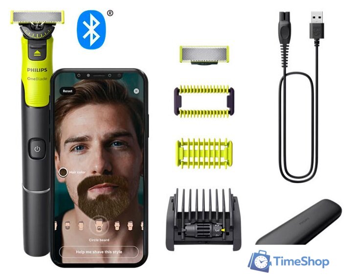 Универсальный триммер Philips OneBlade 360 Face + Body QP4631/65 - Изображение №1 — Интернет-магазин Time-Shop