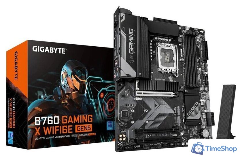 Материнская плата Gigabyte B760 Gaming X WiFi6E Gen5 - Изображение №4 — Интернет-магазин Time-Shop