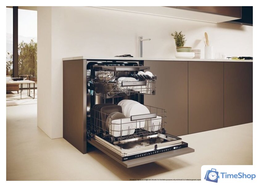 Встраиваемая посудомоечная машина Haier XS 4A4M4PB - Изображение №14 — Интернет-магазин Time-Shop