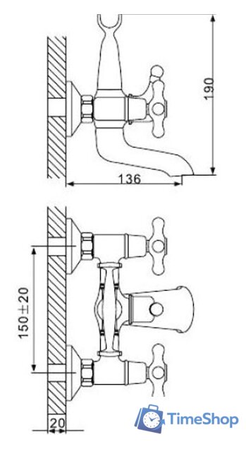 Смеситель Gappo G3265-3 - Изображение №1 — Интернет-магазин Time-Shop