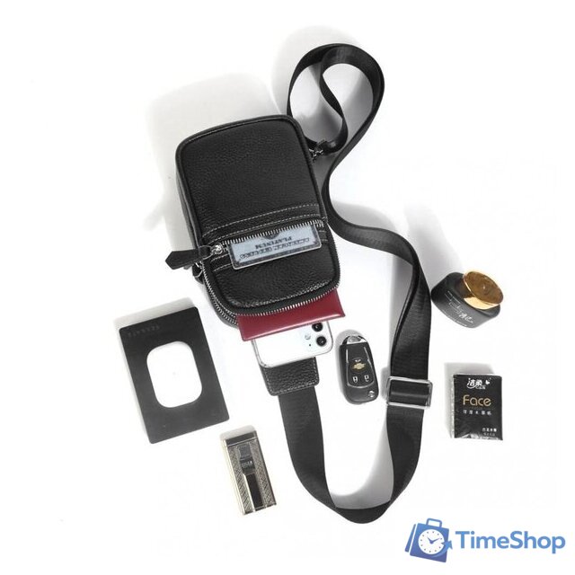 Мужская сумка Mironpan 61585 (черный) - Изображение №2 — Интернет-магазин Time-Shop