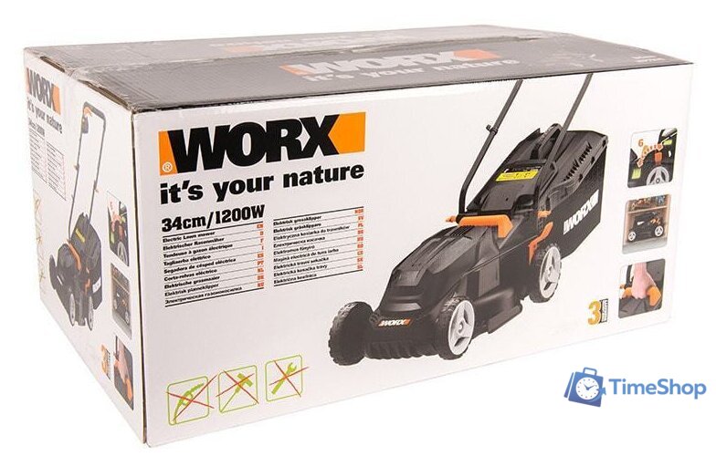 Газонокосилка Worx WG713E - Изображение №11 — Интернет-магазин Time-Shop