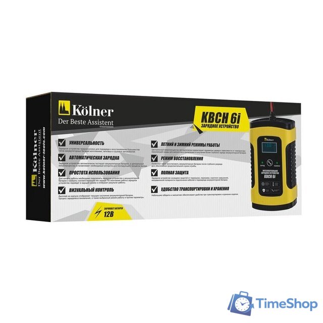 Зарядное устройство Kolner KBCH 6i - Изображение №2 — Интернет-магазин Time-Shop
