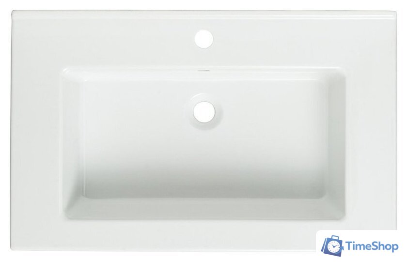  Runo Тумба с умывальником Модена 75 + Оскар 75 (подвесная, железный камень) - Изображение №3 — Интернет-магазин Time-Shop