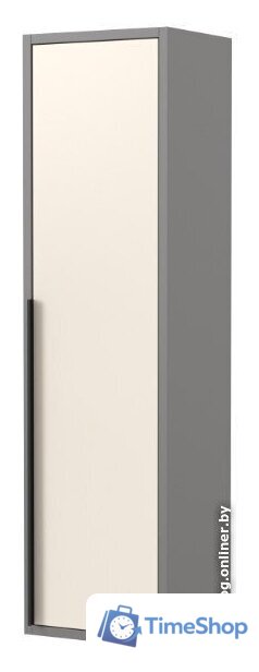  Дабер Шкаф-полупенал 015 СТ15.0.0.19Ч (бежевый/серый/ручка черная) - Изображение №1 — Интернет-магазин Time-Shop