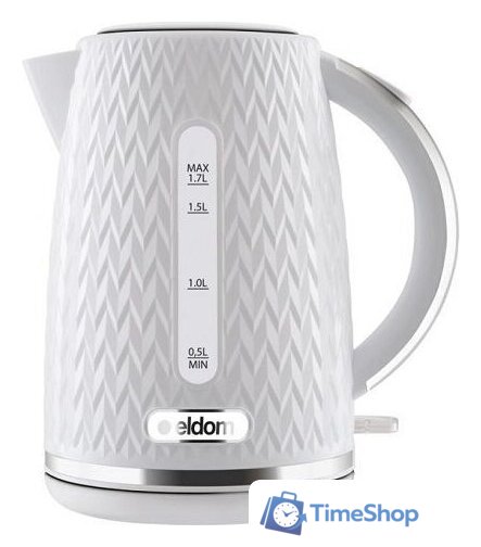 Электрический чайник Eldom C260 Nelo (белый) - Изображение №1 — Интернет-магазин Time-Shop