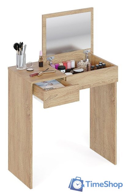 Туалетный столик с зеркалом Сокол СП-22 (дуб сонома) - Изображение №4 — Интернет-магазин Time-Shop