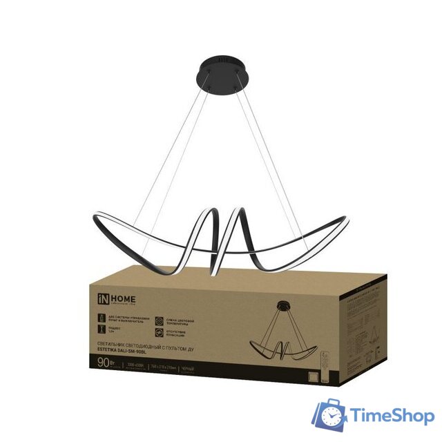 Подвесная люстра In Home DALI-SM-90BL 4690612062426 - Изображение №2 — Интернет-магазин Time-Shop