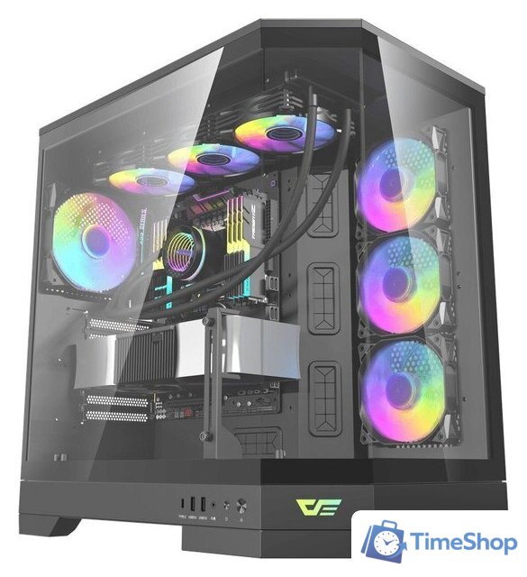 Корпус dark Flash DQX90 (черный) - Изображение №1 — Интернет-магазин Time-Shop