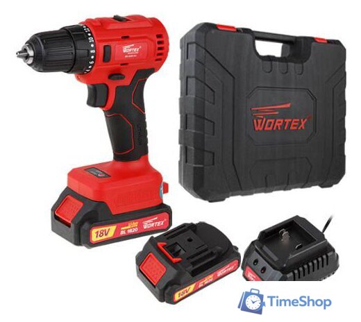 Дрель-шуруповерт Wortex BD 2025 DLi BD2025DLi1029 (с 2-мя АКБ, кейс) - Изображение №1 — Интернет-магазин Time-Shop