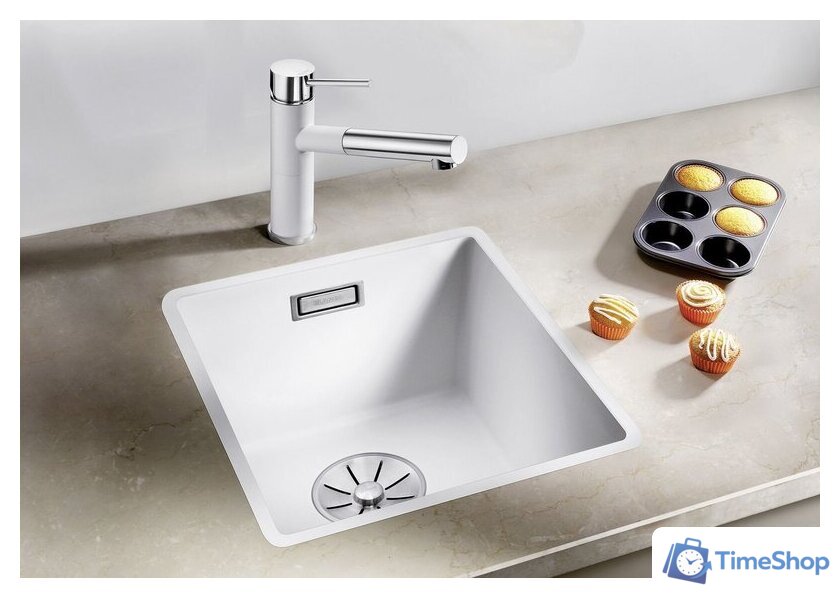 Кухонная мойка Blanco Subline 320-F 527159 (мягкий белый) - Изображение №2 — Интернет-магазин Time-Shop