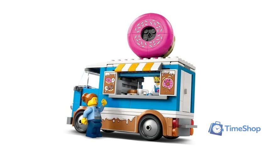 Конструктор LEGO City Грузовик с пончиками 60452 - Изображение №6 — Интернет-магазин Time-Shop