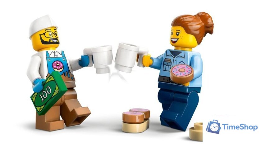 Конструктор LEGO City Грузовик с пончиками 60452 - Изображение №8 — Интернет-магазин Time-Shop