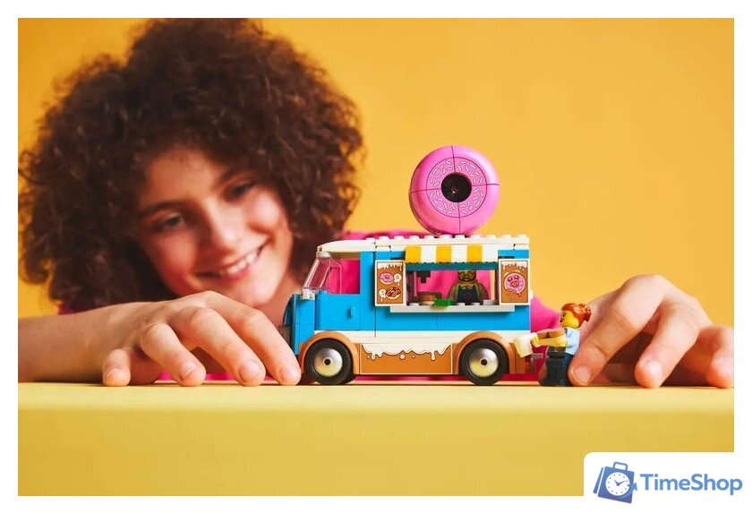 Конструктор LEGO City Грузовик с пончиками 60452 - Изображение №9 — Интернет-магазин Time-Shop