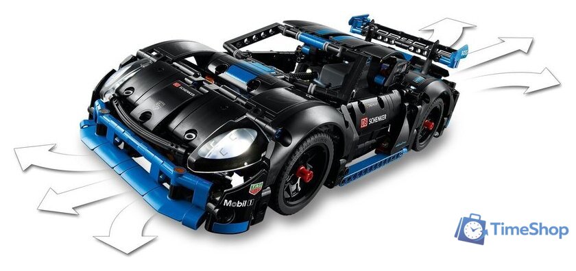 Конструктор LEGO Technic 42176 Porsche GT4 e-Performance - Изображение №6 — Интернет-магазин Time-Shop