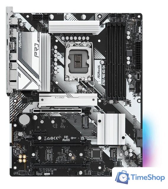Материнская плата ASRock B760 PRO RS/D4 - Изображение №1 — Интернет-магазин Time-Shop