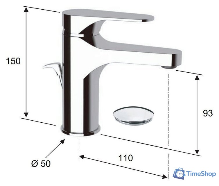 Смеситель Remer Class Line L 10 - Изображение №2 — Интернет-магазин Time-Shop