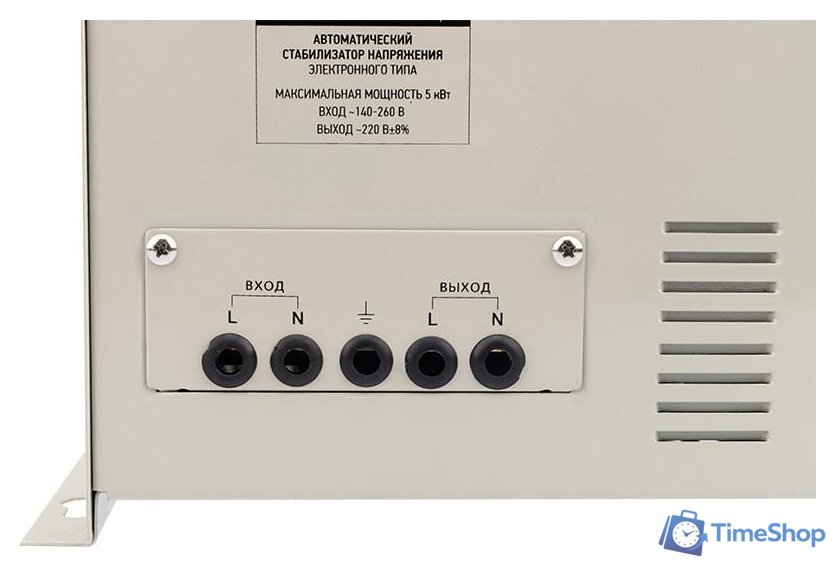 Стабилизатор напряжения Rexant АСНN-3000/1-Ц - Изображение №5 — Интернет-магазин Time-Shop